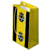 Vlag van Pittsburgh, Pennsylvania Small Gift Bag Klein Cadeauzakje (Voorkant Gekanteld)