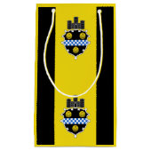 Vlag van Pittsburgh, Pennsylvania Small Gift Bag Klein Cadeauzakje (Voorkant)
