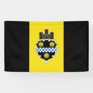 Vlag van Pittsburgh Pennsylvania Spandoek