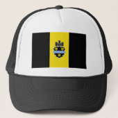 Vlag van Pittsburgh, Pennsylvania Trucker Hat Trucker Pet (Voorkant)