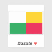 Vlag van Plzeň, Tsjechië Sticker (Vel)