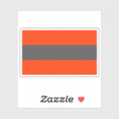 Vlag van Poás (Poas), Costa Rica Sticker (Vel)