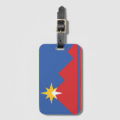 Vlag van Pocatello, Idaho Bagagelabel (Voorkant (verticaal))