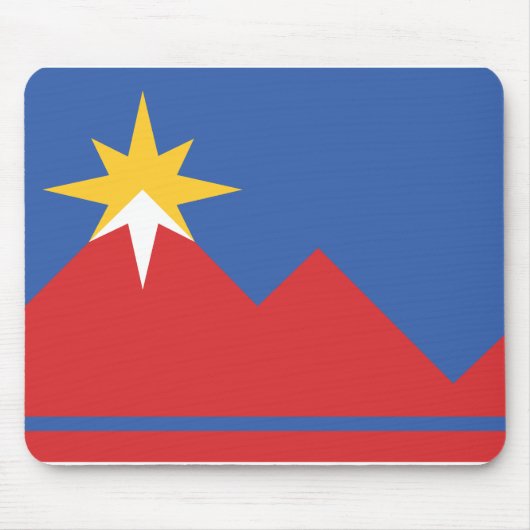 Vlag van Pocatello, Idaho Muismat (Voorkant)