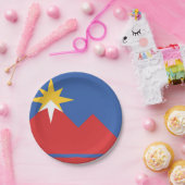 Vlag van Pocatello, Idaho Papieren Bordje (Feest)