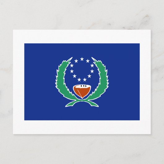 Vlag van Pohnpei Briefkaart (Voorkant)