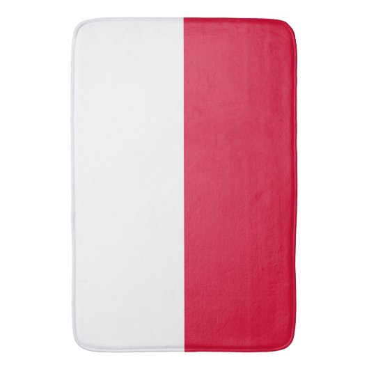 Vlag van Polen Badmat (Voorkant Verticaal)