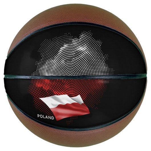 Vlag van Polen Basketbal (Voorkant)