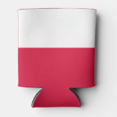 Vlag van Polen Blikjeskoeler (Voorkant)