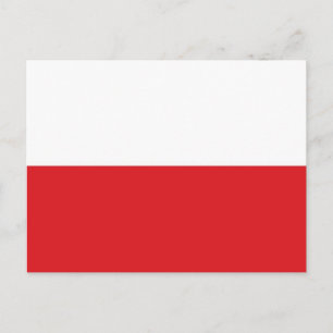 Vlag van Polen Briefkaart