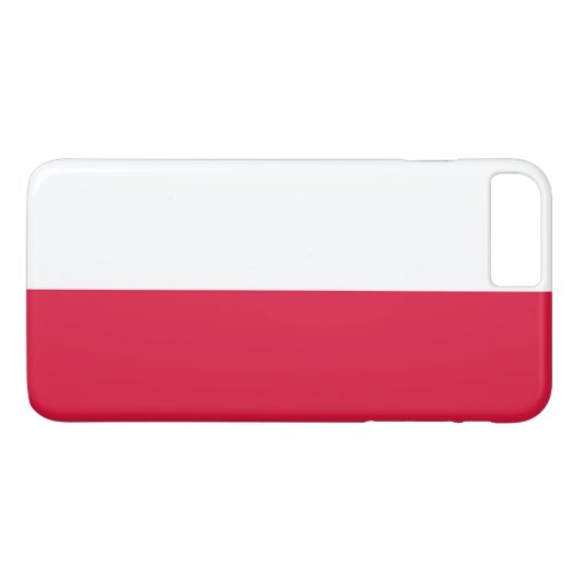 vlag van Polen Case-Mate iPhone Case (Achterkant (Horizontaal))