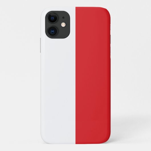 vlag van Polen Case-Mate iPhone Case (Achterkant)