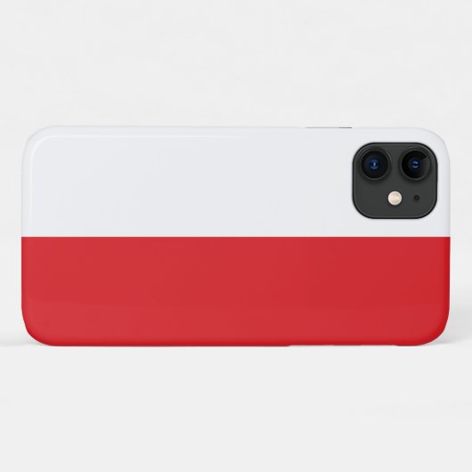 vlag van Polen Case-Mate iPhone Case (Achterkant (horizontaal))
