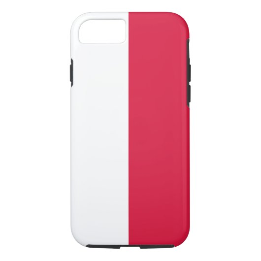 vlag van Polen Case-Mate iPhone Case (Achterkant)
