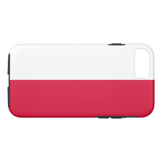 vlag van Polen Case-Mate iPhone Case (Achterkant (Horizontaal))