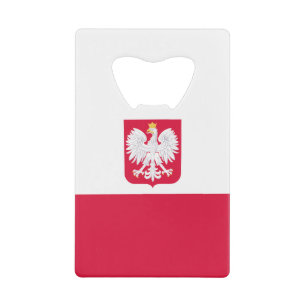 Vlag van Polen Creditkaart Flessenopener