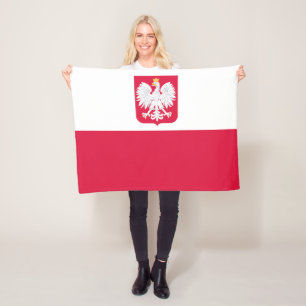 Vlag van Polen Fleece Deken