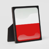 vlag van Polen Fotoplaat (Voorkant)