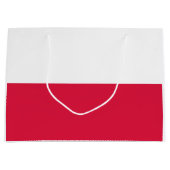 Vlag van Polen Groot Cadeauzakje (Voorkant)