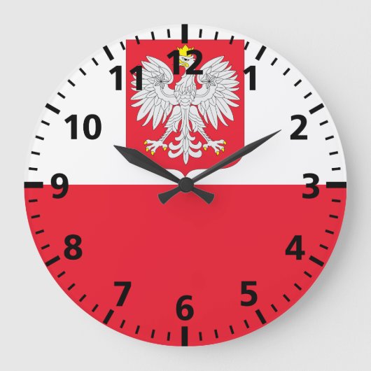 Vlag van Polen Grote Klok (Voorkant)