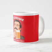Vlag van Polen Grote Koffiekop (Voorkant rechts)