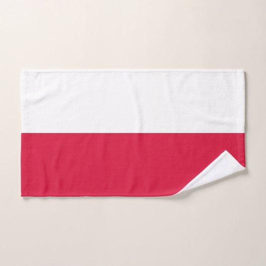 vlag van Polen Handdoek (Handdoek)