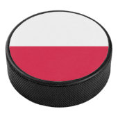 Vlag van Polen Hockey Puck (3/4)