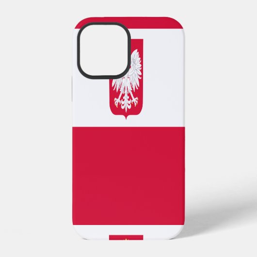 Vlag van Polen iPhone Hoesje (Achterkant)