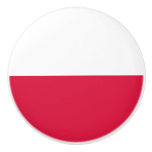 Vlag van Polen Keramische Knop