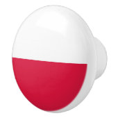 Vlag van Polen Keramische Knop (Rechts)