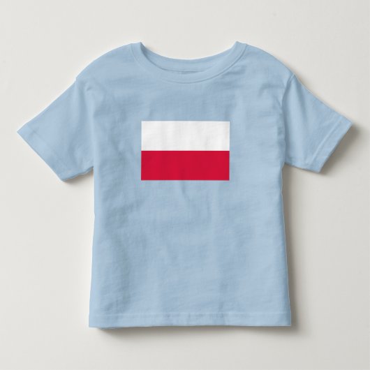 Vlag van Polen Kinder Shirts (Voorkant)