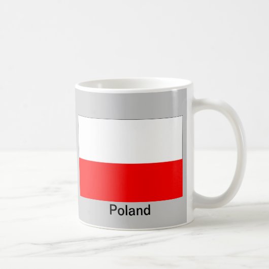 vlag van Polen Koffiemok (Rechts)