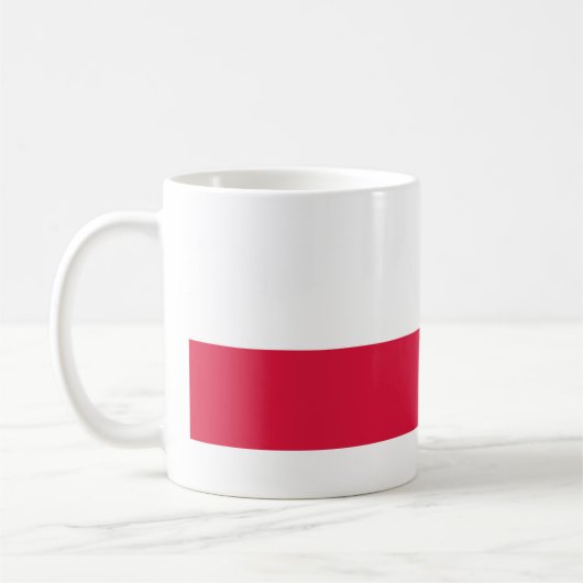 Vlag van Polen Koffiemok (Links)