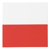 Vlag van Polen Kubus (Voorkant)