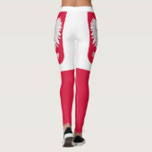Vlag van Polen Leggings (Achterkant)