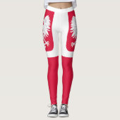 Vlag van Polen Leggings (Voorkant)