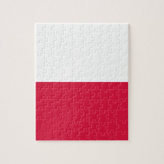 vlag van Polen Legpuzzel (Verticaal)