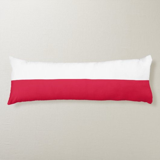 Vlag van Polen Lichaamskussen (Voorkant)