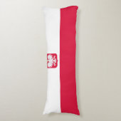 Vlag van Polen Lichaamskussen (Voorkant Verticaal)