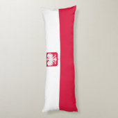 Vlag van Polen Lichaamskussen (Achterkant (Verticaal))