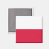 Vlag van Polen Magneet (Voorkant / Achterkant)