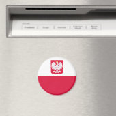 Vlag van Polen Magneet (Insitu (Vaatwasser))