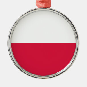 Vlag van Polen Metalen Ornament