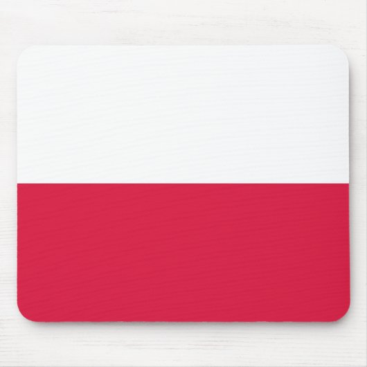 Vlag van Polen Muismat (Voorkant)