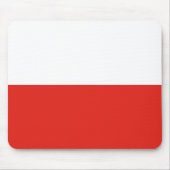 Vlag van Polen Muismat (Voorkant)