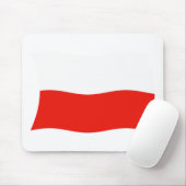 Vlag van Polen Muismat (Met muis)
