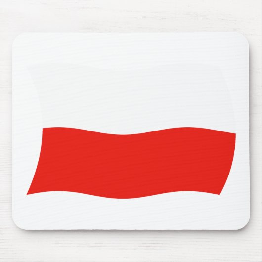 Vlag van Polen Muismat (Voorkant)