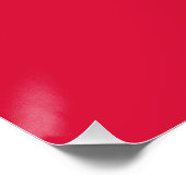 Vlag van Polen Perfect Poster (Hoek)