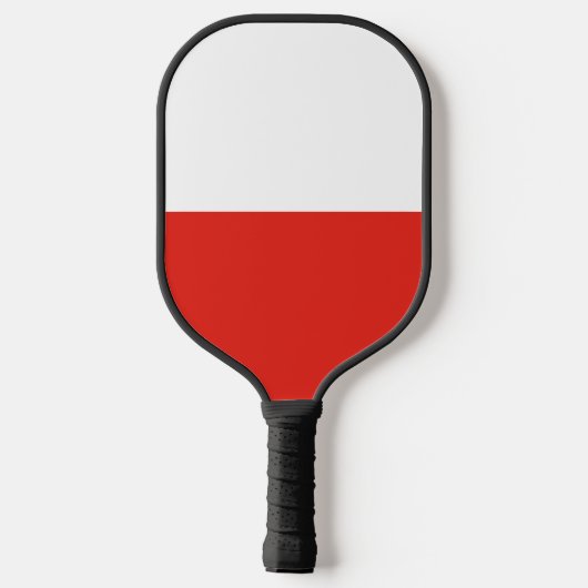 Vlag van Polen Pickleball Paddle (Achterkant)