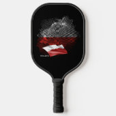 Vlag van Polen Pickleball Paddle (Voorkant)